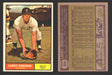 1961 Topps Baseball Trading Card You Pick Singles #200-#299 VG/EX #	208 Larry Osborne - Detroit Tigers  - TvMovieCards.com