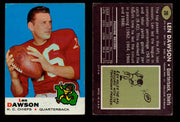 1969 Topps Football Trading Card You Pick Singles #1-#263 G/VG/EX #	20	Len Dawson (HOF) (pinhole/creased)  - TvMovieCards.com