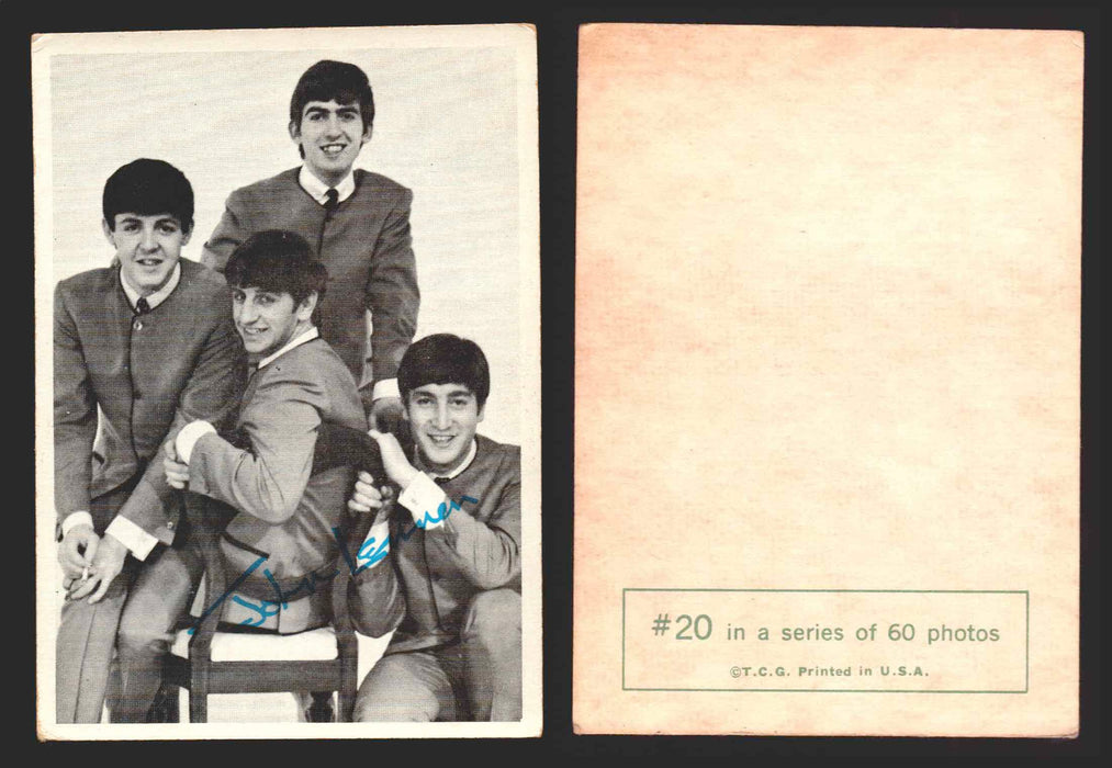 Beatles Series 1 Topps 1964 Vintage Trading Cards You Pick Singles #1-#60 #20  - TvMovieCards.com