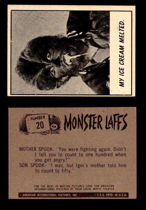Monster Laffs 1966 Topps Vintage Trading Card You Pick Singles #1-66 #20  - TvMovieCards.com