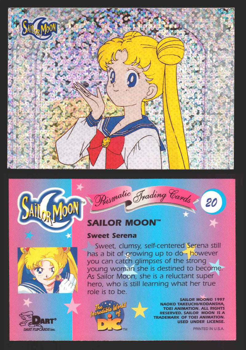 1997 Sailor Moon Prismatic You Pick Trading Card Singles #1-#72 Cracke —  TvMovieCards.com
