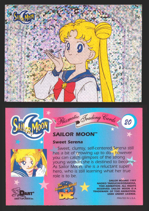 1997 Sailor Moon Prismatic You Pick Trading Card Singles #1-#72 Cracked 20   Sweet Serena  - TvMovieCards.com
