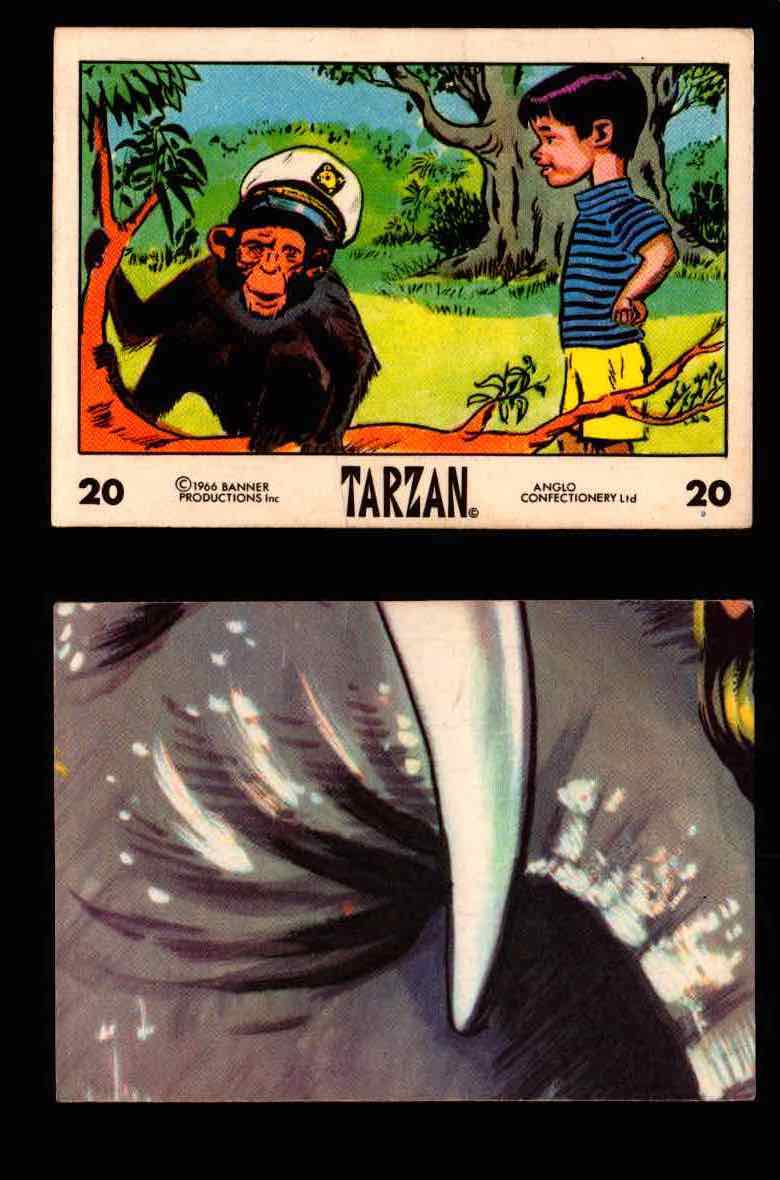1966 Tarzan Banner Productions Vintage Trading Cards You Pick Singles #1-66 #20  - TvMovieCards.com