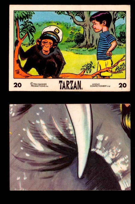 1966 Tarzan Banner Productions Vintage Trading Cards You Pick Singles #1-66 #20  - TvMovieCards.com