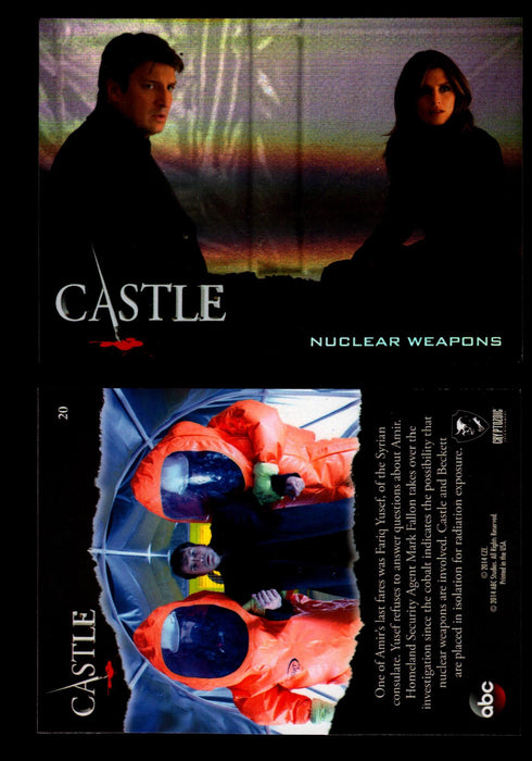 Castle Seasons 3 & 4 Foil Parallel Base Card You Pick Singles 1-72 #20  - TvMovieCards.com