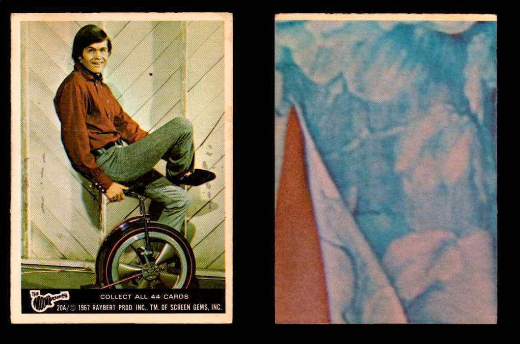 The Monkees Series A TV Show 1966 Vintage Trading Cards You Pick Singles #1A-44A #20  - TvMovieCards.com