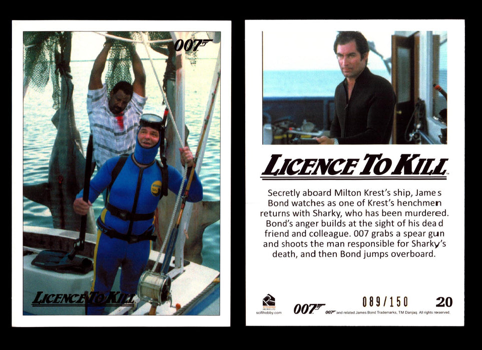 James Bond Classics 2016 Licence To Kill Gold Foil Parallel Card You Pick Single #20  - TvMovieCards.com