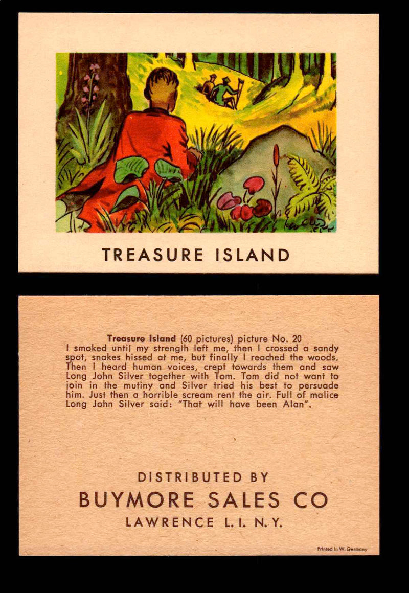 Treasure Island Buymore Sales 1960 Vintage Trading Cards You Pick Singles   - TvMovieCards.com