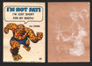 1967 Philadelphia Gum Marvel Super Hero Stickers Vintage You Pick Singles #1-55 20   The Thing - I'm not fat! I'm just short for my width!  - TvMovieCards.com
