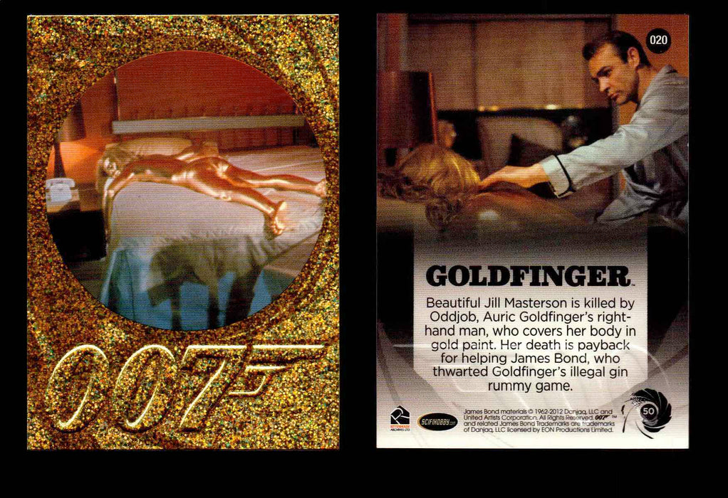 James Bond 50th Anniversary Series Two Gold Parallel Chase Card Singles #2-198 #20  - TvMovieCards.com