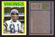 1972 Topps Football Trading Card You Pick Singles #1-#351 G/VG/EX #	20	Carl Eller (HOF)  - TvMovieCards.com