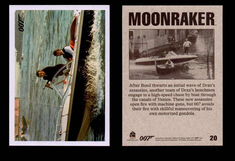 James Bond Archives Spectre Moonraker Movie Throwback U Pick Single Cards #1-61 #20  - TvMovieCards.com