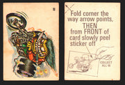 1972 Silly Cycles Donruss Vintage Trading Cards #1-66 You Pick Singles #	20	 	Knife In Mouth  - TvMovieCards.com