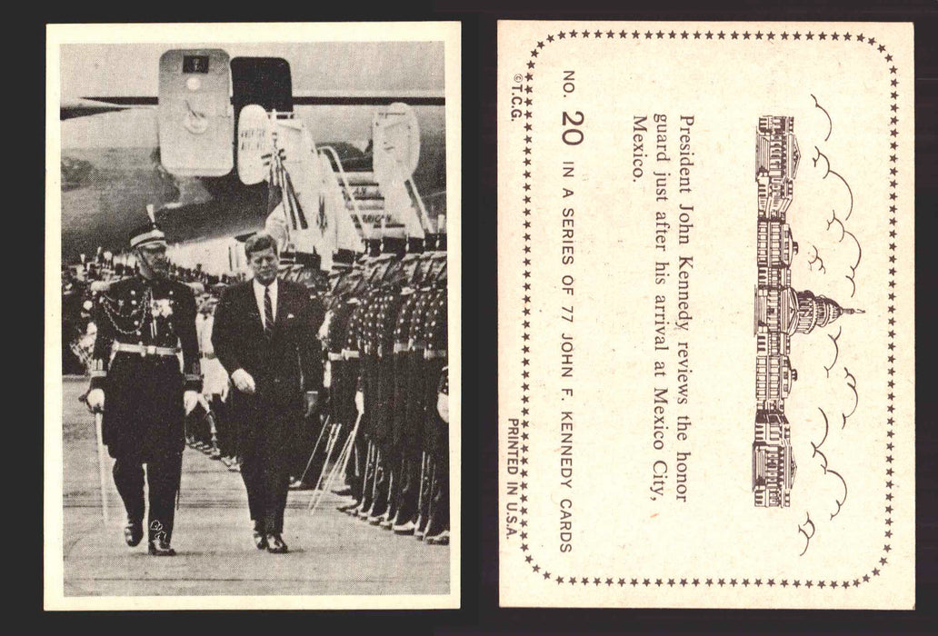 1964 The Story of John F. Kennedy JFK Topps Trading Card You Pick Singles #1-77 #20  - TvMovieCards.com