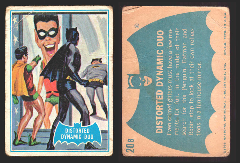 1966 Batman Puzzle B (Blue Bat) Vintage Trading Card You Pick Singles #1B-44B #20  - TvMovieCards.com