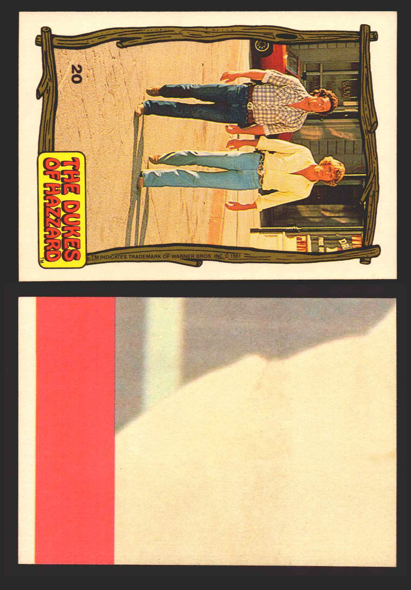 1983 Dukes of Hazzard Vintage Trading Cards You Pick Singles #1-#44 Donruss 20   Bo and Luke crossing the street  - TvMovieCards.com