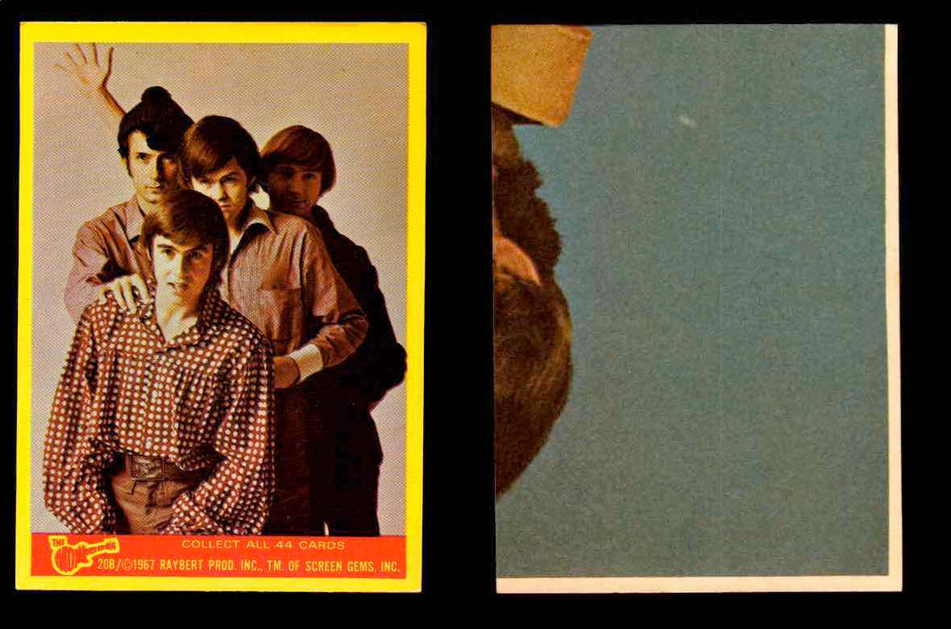 The Monkees Series B TV Show 1967 Vintage Trading Cards You Pick Singles #1B-44B #20  - TvMovieCards.com