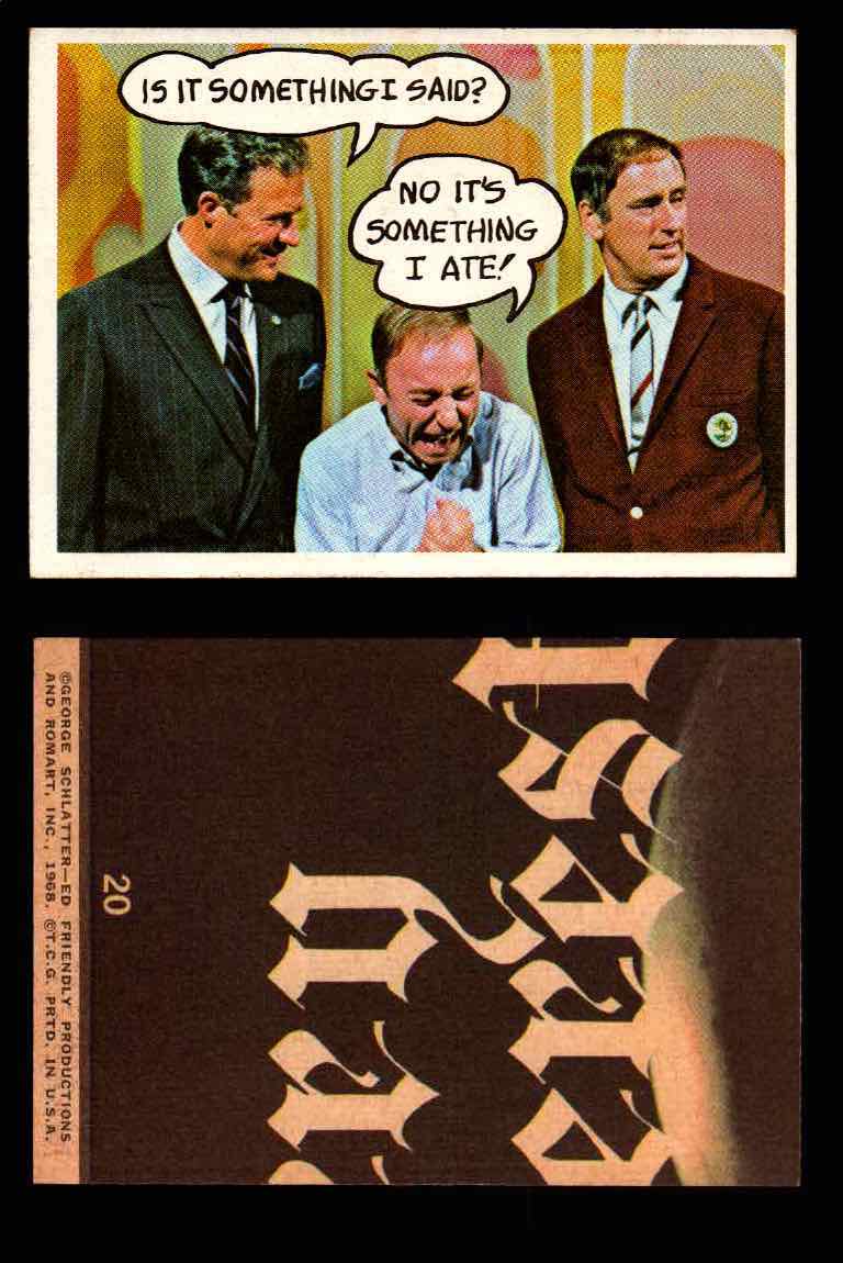 1968 Laugh-In Topps Vintage Trading Cards You Pick Singles #1-77 #20  - TvMovieCards.com