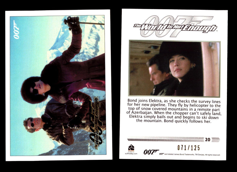 James Bond Classics 2016 World is Not Enough Gold Foil Parallel Card You Pick Nu #20  - TvMovieCards.com