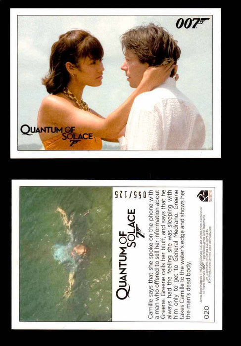 James Bond Archives Quantum of Solace Gold Parallel You Pick Single Cards #1-90 #20  - TvMovieCards.com