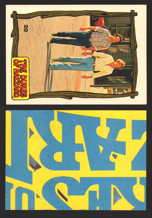 1983 Dukes of Hazzard Vintage Trading Cards You Pick Singles #1-#44 Donruss 20B  Bo and Luke crossing the street  - TvMovieCards.com