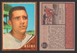 1962 Topps Baseball Trading Card You Pick Singles #200-#299 VG/EX #	216 Ron Kline - Detroit Tigers  - TvMovieCards.com