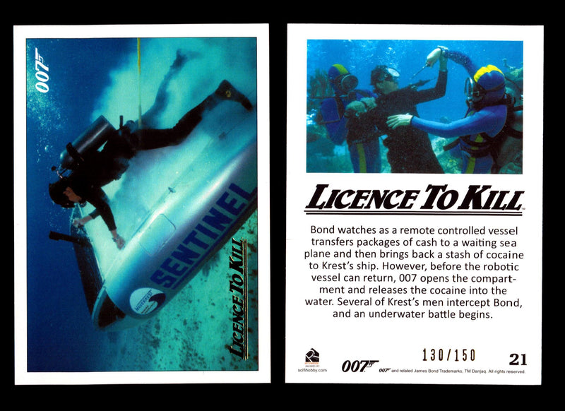 James Bond Classics 2016 Licence To Kill Gold Foil Parallel Card You Pick Single #21  - TvMovieCards.com