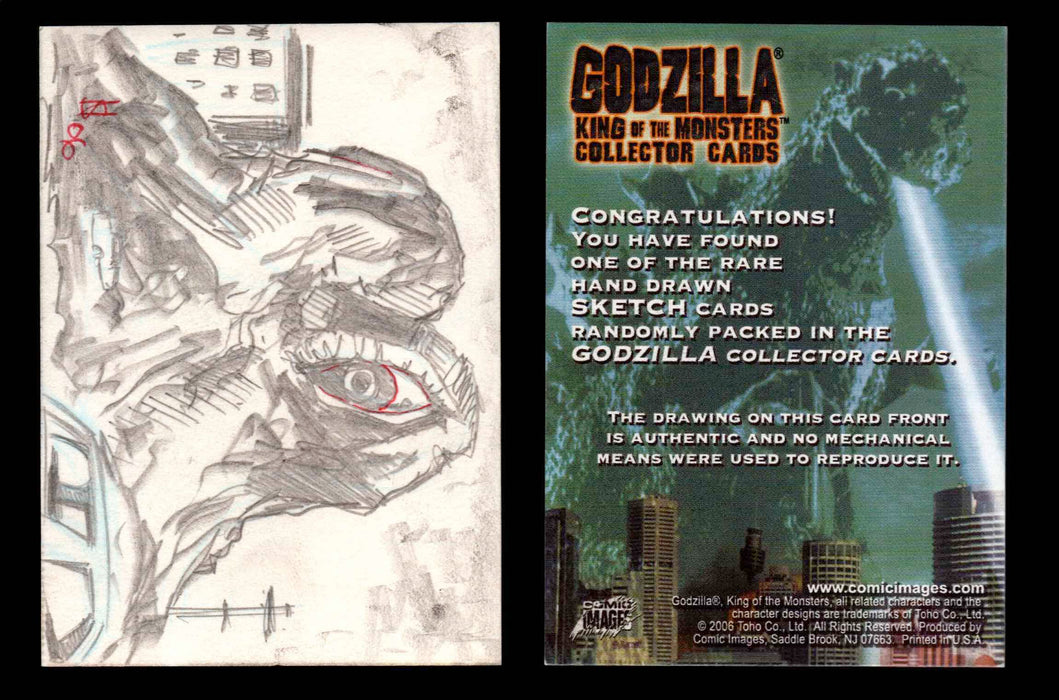 GODZILLA: KING OF THE MONSTERS Artist Sketch Trading Card You Pick Singles #21 Hedorah by Mel Smith  - TvMovieCards.com