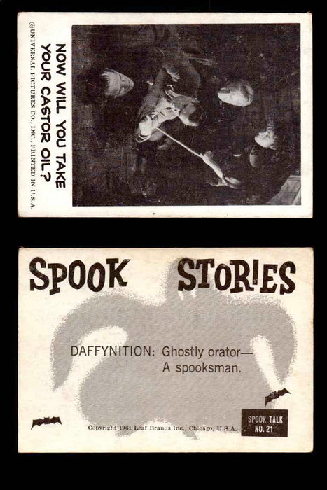 1961 Spook Stories Series 1 Leaf Vintage Trading Cards You Pick Singles #1-#72 #21  - TvMovieCards.com