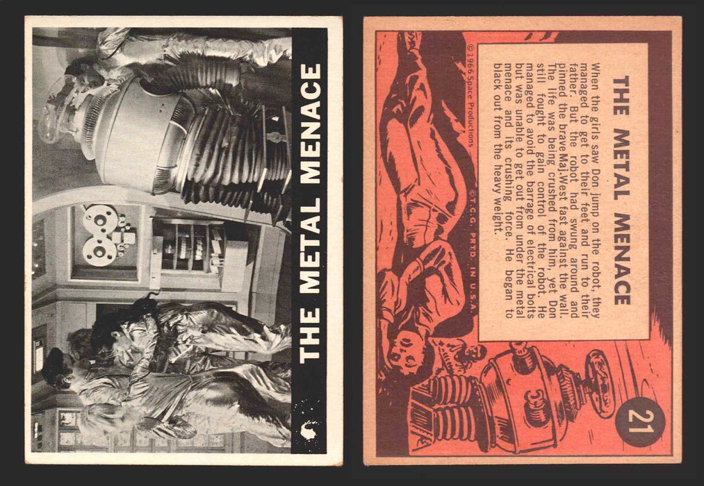 1966 Lost In Space Topps Vintage Trading Card #1-55 You Pick Singles #	 21   The Metal Menace  - TvMovieCards.com