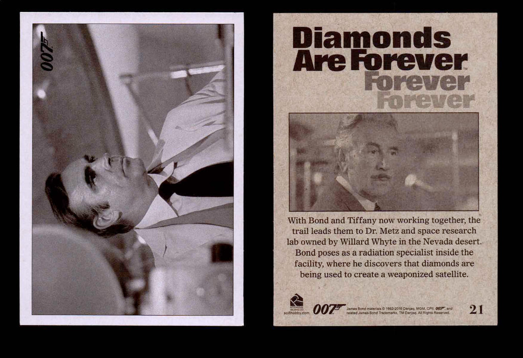 James Bond Archives Spectre Diamonds Are Forever Throwback Single Cards #1-48 #21  - TvMovieCards.com