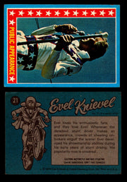 Evel Knievel Topps 1974 Vintage Trading Cards You Pick Singles #1-60   - TvMovieCards.com