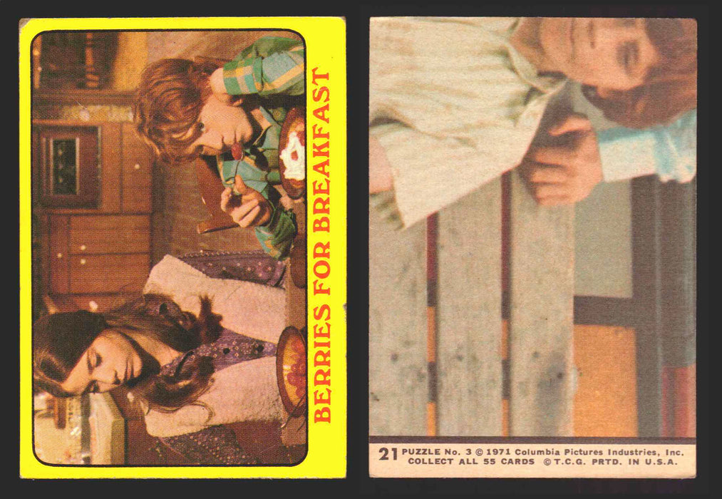 1971 The Partridge Family Series 1 Yellow You Pick Single Cards #1-55 Topps USA 21   Berries for Breakfast  - TvMovieCards.com
