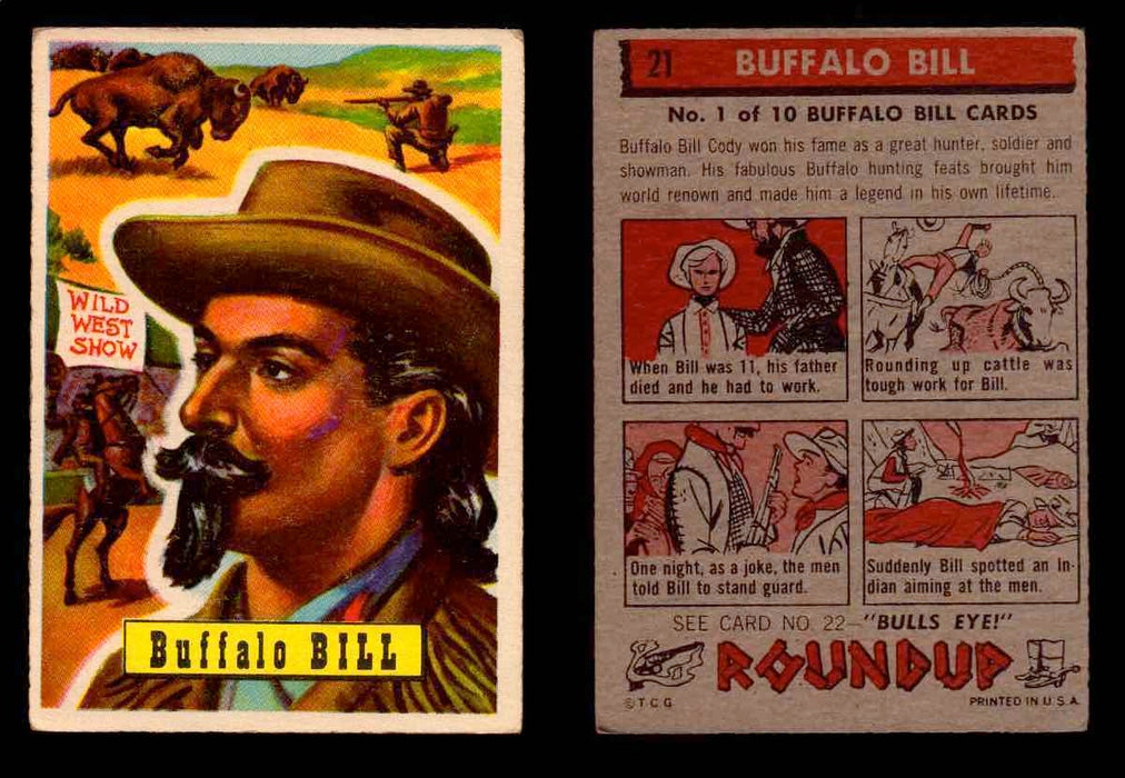 1956 Western Roundup Topps Vintage Trading Cards You Pick Singles #1-80 #21  - TvMovieCards.com