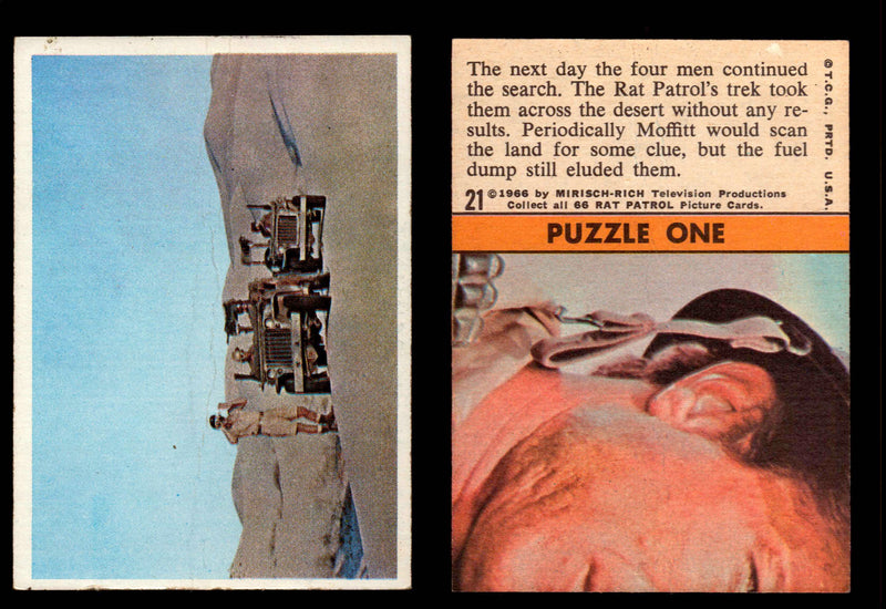 Rat Patrol 1966 Topps Vintage Card You Pick Singles #1-66 #21  - TvMovieCards.com