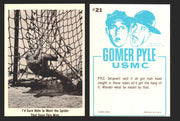 1965 Gomer Pyle Vintage Trading Cards You Pick Singles #1-66 Fleer 21   I'd sure hate to meet the spider that spun this we  - TvMovieCards.com