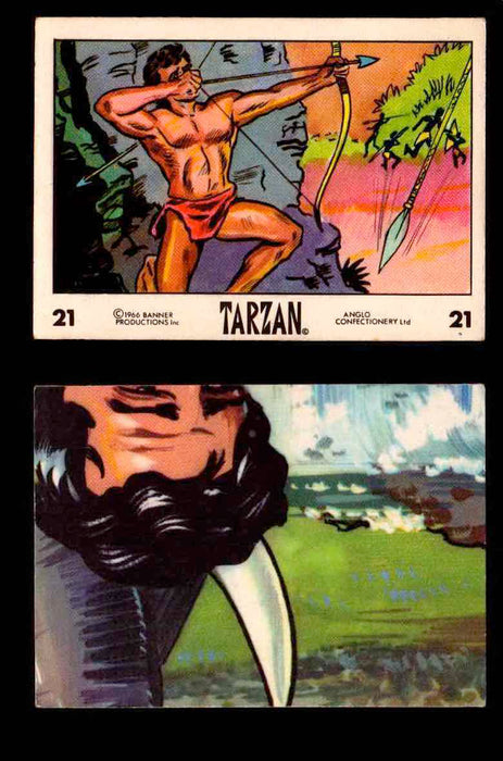 1966 Tarzan Banner Productions Vintage Trading Cards You Pick Singles #1-66 #21  - TvMovieCards.com
