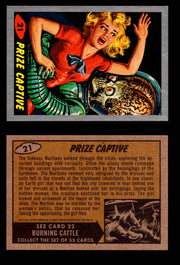 2012 Mars Attacks Silver Parallel You Pick Single Trading Card #1-55 Topps #21  - TvMovieCards.com