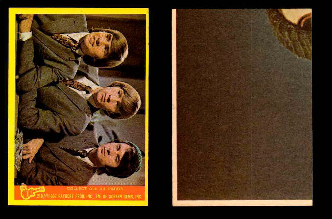 The Monkees Series B TV Show 1967 Vintage Trading Cards You Pick Singles #1B-44B   - TvMovieCards.com