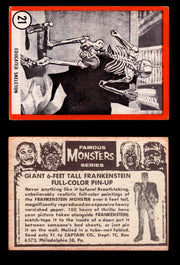 Famous Monsters 1963 Vintage Trading Cards You Pick Singles #1-64 #21b  - TvMovieCards.com