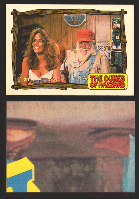 1983 Dukes of Hazzard Vintage Trading Cards You Pick Singles #1-#44 Donruss 21B   Daisy and Jesse Duke  - TvMovieCards.com