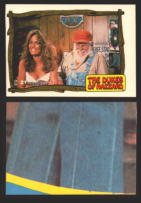 1983 Dukes of Hazzard Vintage Trading Cards You Pick Singles #1-#44 Donruss 21C  Daisy and Jesse Duke  - TvMovieCards.com