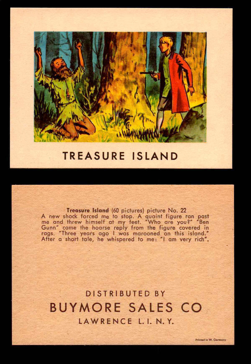Treasure Island Buymore Sales 1960 Vintage Trading Cards You Pick Singles   - TvMovieCards.com