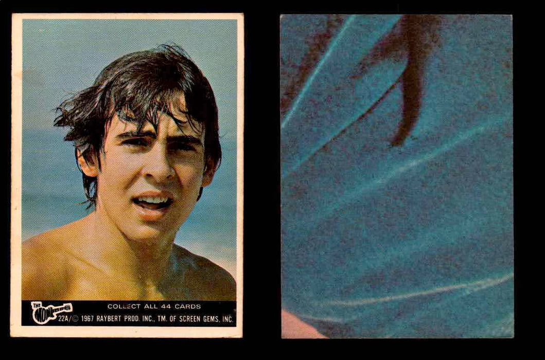 The Monkees Series A TV Show 1966 Vintage Trading Cards You Pick Singles #1A-44A #22  - TvMovieCards.com