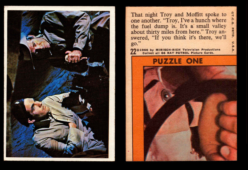 Rat Patrol 1966 Topps Vintage Card You Pick Singles #1-66 #22  - TvMovieCards.com