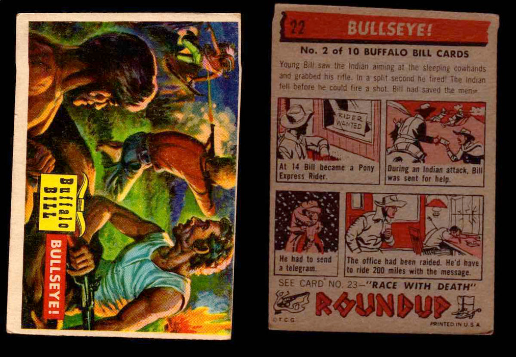 1956 Western Roundup Topps Vintage Trading Cards You Pick Singles #1-80 #22  - TvMovieCards.com