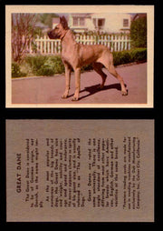 1957 Dogs Premiere Oak Man. R-724-4 Vintage Trading Cards You Pick Singles #1-42 #22 Great Dane  - TvMovieCards.com