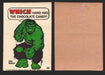 1967 Philadelphia Gum Marvel Super Hero Stickers Vintage You Pick Singles #1-55 22   The Hulk - Which hand has the chocolate candy?  - TvMovieCards.com