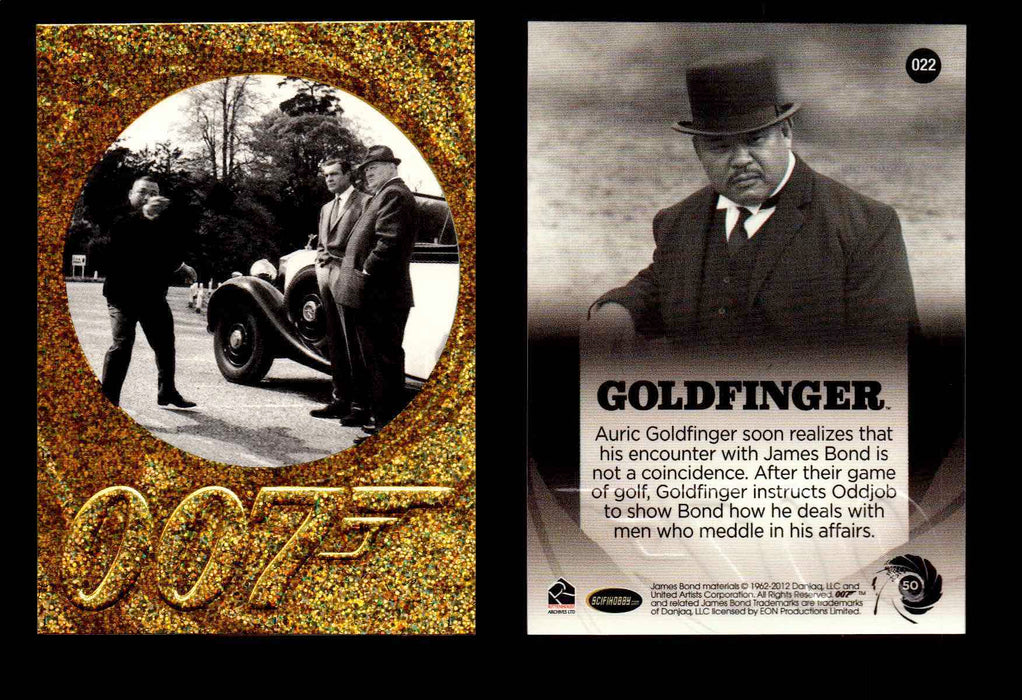 James Bond 50th Anniversary Series Two Gold Parallel Chase Card Singles #2-198 #22  - TvMovieCards.com