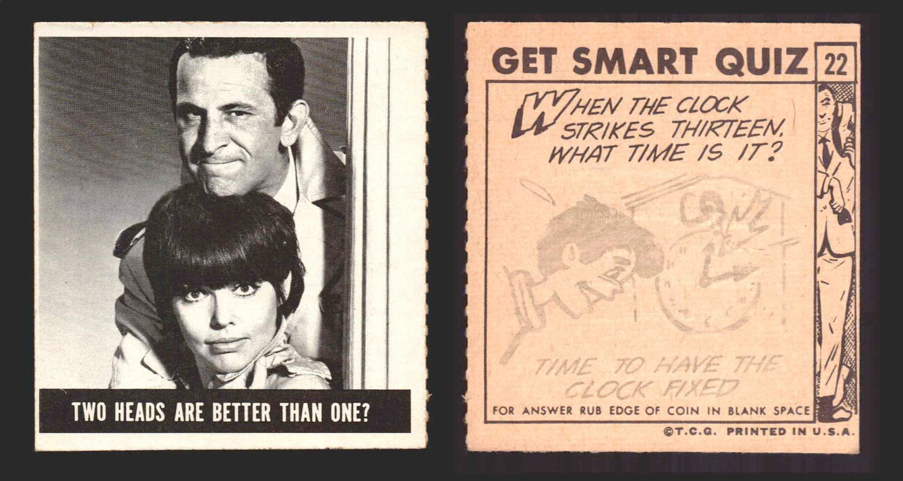 1966 Get Smart Topps Vintage Trading Cards You Pick Singles #1-66 #22  - TvMovieCards.com